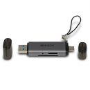 USB 3.2 Kartenleser, Typ C & A, SD/MicroSD