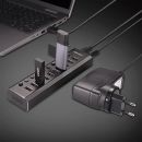 10 Port USB 3.0 Hub mit Ein-/Ausschaltern
