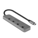 4 Port USB 3.2 Gen 1 Typ C Hub mit Ein-/Ausschalter