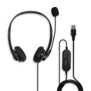 Headset, kabelgebunden mit USB-Anschluss Typ A und...