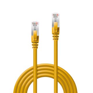 10m Cat.6A S/FTP LSZH Netzwerkkabel, Gelb