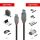 1m USB 3.2 Typ C an B Kabel, 5Gbit/s, Anthra Line