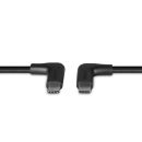 0.5m USB 3.2 Typ C Kabel, 2 x 90° gewinkelt, 10Gbit/s, 60W PD