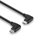 0.5m USB 2.0 Typ C Kabel, 2 x 90° gewinkelt, 60W PD