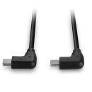 0.5m USB 2.0 Typ C Kabel, 2 x 90° gewinkelt, 60W PD
