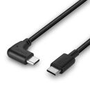 1m USB 2.0 Typ C Kabel, 90° gewinkelt, 60W PD