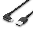 0.5m USB 2.0 Typ A an C Kabel, 90° rechtsgewinkelt
