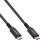 InLine® USB4 Kabel, USB-C Stecker/Stecker, 8K60Hz, schwarz, 1,5m