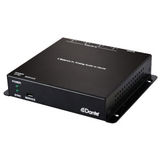 AIP-D4101- 4 Balanced In, Analog Audio to Dante; AIP-D1401- 4 Balanced Out, Dante to Analog Audio - Cypress AIP-D4101 & AIP-D1401
