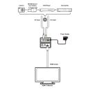 CV/SV to HDMI Converter with Audio Input - Cypress CM-398HN