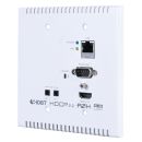 HDMI over Cat.5e/6/7 Wall-Plate Extender with LAN/...