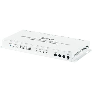 UHD+ 2x1 HDMI/DP to HDMI Bi-directional AV over IP Transceiver W/USB 2.0 HUB - Cypress AVIP-P5102TR-B1C-W