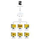 1×3 DisplayPort Splitter - Cypress CDP-13DPI