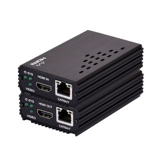 UHD+ HDMI over Copper Extender with PoE (4K@60 444 up to 100M) - Cypress VEX-X1501T-B0C & VEX-X1501R-B0C
