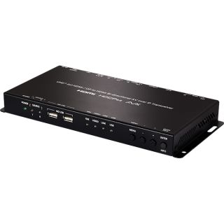 UHD+ 2x1 HDMI/DP to HDMI Bi-directional AV over IP Transceiver W/HID USB (4K@60 444 up to 100M) - Cypress VEX-X5101TR-B1C  (Limited)