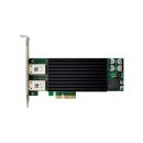 InLine® Dual Gigabit Netzwerkkarte, 2x RJ45 1 Gb/s, PCIe x4, PoE+
