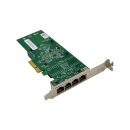 InLine® Quad Gigabit Netzwerkkarte, 4x RJ45 1 Gb/s, PCIe x4