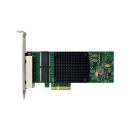 InLine® Quad Gigabit Netzwerkkarte, 4x RJ45 1 Gb/s, PCIe x4
