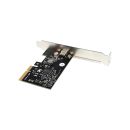 InLine® Schnittstellenkarte, PCIe x4, 1x USB-C Buchse, USB 3.2 Gen.2x2