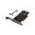 InLine® PCIe Karte zu 2x intern NVMe M.2 Key M – Bifurcation, PCIe x8