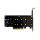 InLine® PCIe Karte zu 2x intern NVMe M.2 Key M – Bifurcation, PCIe x8