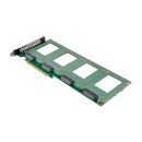 InLine® PCIe Karte zu 4x intern U.2 NVMe SFF-8639 – Bifurcation, PCIe x16