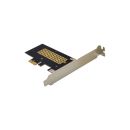 InLine® PCI Express Karte zu 1x intern NVMe M.2 Key M, PCIe x1