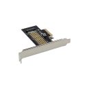 InLine® PCIe Karte zu 1x intern NVMe M.2 Key M, PCIe x4