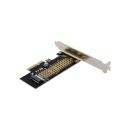 InLine® PCIe Karte zu 1x intern NVMe M.2 Key M, PCIe x4