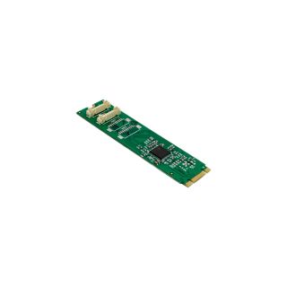 InLine® Schnittstellenkarte M.2 zu 2x seriell 9pol Stecker