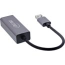 InLine® USB 3.2 Netzwerkadapter Kabel, USB-A zu RJ45...