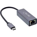 InLine® USB 3.2 Netzwerkadapter Kabel, USB-C zu RJ45...