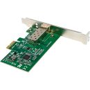 InLine® Gigabit Netzwerkkarte, 1x SFP Fiber 1Gb/s, PCIe x1, inkl. LP Slotblech