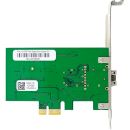InLine® Gigabit Netzwerkkarte, 1x SFP Fiber 1Gb/s, PCIe x1, inkl. LP Slotblech