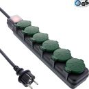 InLine® Outdoor-Steckdosenleiste, 6-fach...