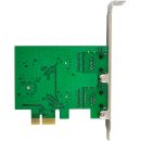 InLine® Dual Gigabit Netzwerkkarte, 2x RJ45 1Gb/s, PCIe x1, inkl. LP Slotblech