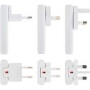 InLine® USB Netzteil Ladegerät, Dual USB-C, PD, PPS, 65W, flach, weiß