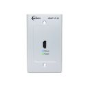 4K HDMI optical wall-plate converter - Opticis HDHF-1F20