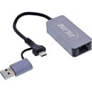 InLine® USB 3.2 zu 5 Gb/s Netzwerk-Adapter,...