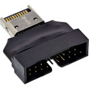 InLine® USB 3.2 Typ-E Key-A zu USB 3.0 Mainboard...