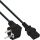 80er B-Pack InLine® Netzkabel, Schutzkontakt gew. / Kaltgerätest. C13, 0,3m