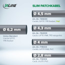 180er B-Pack InLine® Patchkabel slim, U/FTP PiMf,...