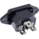 InLine® Kaltgeräte Einbaubuchse IEC-C14,...