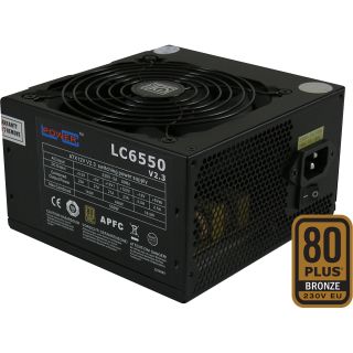 LC-Power LC6550 V2.3, ATX-Netzteil Super Silent Serie, 550W, 80 PLUS BRONZE