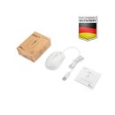 Perixx PERIMICE-222UW, Maus, optisch, 4 Tasten, Silent, USB-A, weiß
