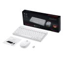 Perixx PERIDUO-712 DE W, Mini Tastatur und Maus Set,...