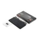 Perixx PERIBOARD-409 U, DE, Mini USB-Tastatur, schwarz