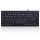 Perixx PERIBOARD-332B DE, Mini-Tastatur, USB kabelgebunden, beleuchtet, schwarz