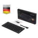 Perixx PERIBOARD-732B DE, Mini-Tastatur Wireless, mit...