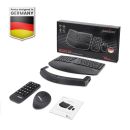 Perixx PERIDUO-606A DE, 3-in-1 Tastatur- und Maus-Set,...